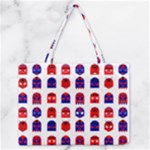 Lucha Libre Masks Medium Zipper Tote Bag