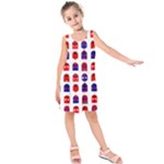 Lucha Libre Masks Kids  Sleeveless Dress