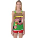 Cinco de Mayo trump One Piece Boyleg Swimsuit