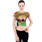 Cinco de Mayo trump Crew Neck Crop Top