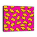 Pink Tacos Canvas 14  x 11  (Stretched)