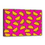 Pink Tacos Canvas 18  x 12  (Stretched)