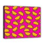 Pink Tacos Deluxe Canvas 24  x 20  (Stretched)