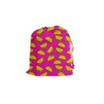 Pink Tacos Drawstring Pouch (Small)