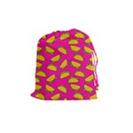 Pink Tacos Drawstring Pouch (Medium)