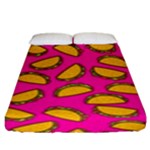 Pink Tacos Fitted Sheet (King Size)