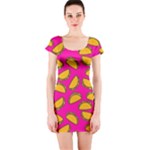 Pink Tacos Short Sleeve Bodycon Dress