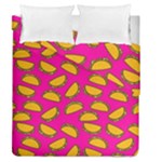 Pink Tacos Duvet Cover Double Side (Queen Size)