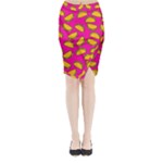 Pink Tacos Midi Wrap Pencil Skirt