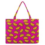 Pink Tacos Medium Zipper Tote Bag