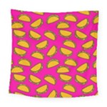 Pink Tacos Square Tapestry (Large)