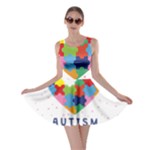 pink autism awareness Skater Dress