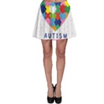 pink autism awareness Skater Skirt