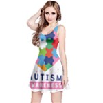 pink autism awareness Reversible Sleeveless Dress