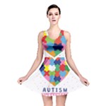 pink autism awareness Reversible Skater Dress