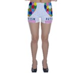 pink autism awareness Skinny Shorts