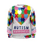 pink autism awareness Women s Sweatshirt