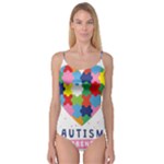 pink autism awareness Camisole Leotard 