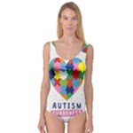 pink autism awareness Princess Tank Leotard 