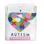 pink autism awareness Duvet Cover Double Side (Full/ Double Size)