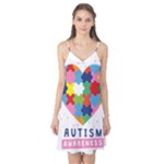 pink autism awareness Camis Nightgown 