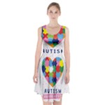 pink autism awareness Racerback Midi Dress