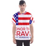 Memorial Day Grunge Men s Sport Mesh Tee