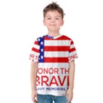 Memorial Day Grunge Kids  Cotton Tee