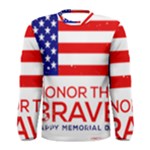 Memorial Day Grunge Men s Long Sleeve Tee