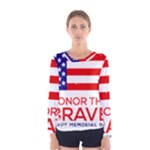 Memorial Day Grunge Women s Long Sleeve Tee