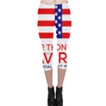 Memorial Day Grunge Capri Leggings 