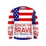 Memorial Day Grunge Kids  Sweatshirt