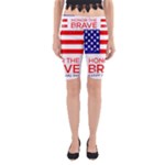 Memorial Day Grunge Yoga Cropped Leggings