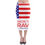 Memorial Day Grunge Midi Pencil Skirt