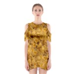 Macaroni  Shoulder Cutout One Piece