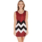 Black Lodge Chevron Bodycon Dress