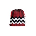 Black Lodge Chevron Drawstring Pouch (Small)