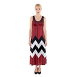 Black Lodge Chevron Sleeveless Maxi Dress