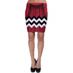 Black Lodge Chevron Bodycon Skirt