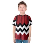 Black Lodge Chevron Kids  Cotton Tee