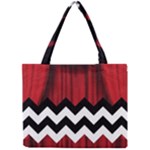 Black Lodge Chevron Mini Tote Bag