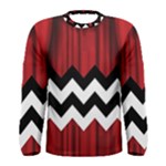 Black Lodge Chevron Men s Long Sleeve Tee