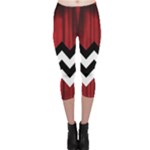 Black Lodge Chevron Capri Leggings 