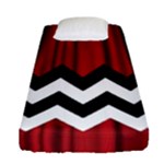 Black Lodge Chevron Fitted Sheet (Single Size)