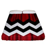 Black Lodge Chevron Fitted Sheet (Queen Size)