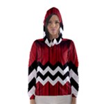 Black Lodge Chevron Hooded Wind Breaker (Women)