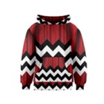 Black Lodge Chevron Kids  Pullover Hoodie