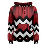 Black Lodge Chevron Women s Pullover Hoodie