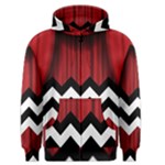 Black Lodge Chevron Men s Zipper Hoodie