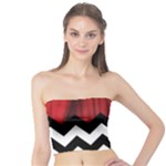 Black Lodge Chevron Tube Top